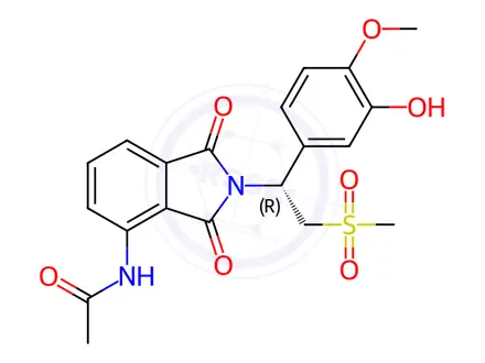Chemical structure of Apremilast Impurity QY