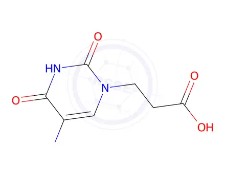 Chemical structure of 3-(5-Amino-2,4-dioxo-3,4-dihydropyrimidin-1(2h)-yl)propanoic acid