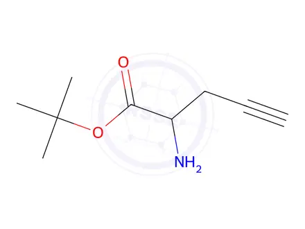 Chemical structure of tert-Butyl 2-aminopent-4-ynoate