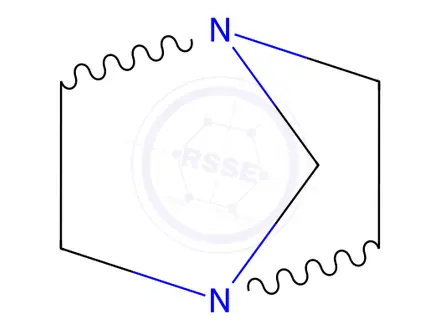Chemical structure of 1,4-diazabicyclo[2.2.1]heptane