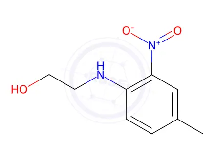 Chemical structure of N-(2-Hydroxyethyl)4-methyl-2-nitroaniline
