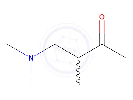 Chemical structure of 4-Dimethylamino-3-methyl-2-butanone