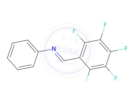 Chemical structure of N-Phenyl-2,3,4,5,6-pentafluorobenzenemethanimine