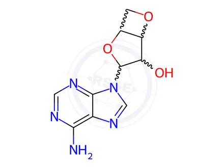 Chemical structure of Adenosine Impurity 136