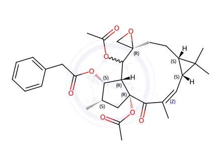Chemical structure of Euphorbia factor L1