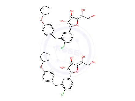 Chemical structure of Empagliflozin impurity 180