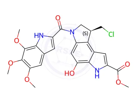 Chemical structure of (S)-Seco-Duocarmycin SA