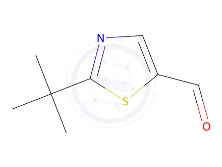 Chemical structure of 2-tert-Butyl-1,3-thiazole-5-carbaldehyde