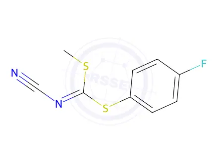 Chemical structure of (4-FLUOROPHENYL) METHYL CYANOCARBONIMIDODITHIOATE