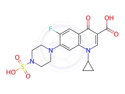 Chemical structure of Ciprofloxacin Hydrochloride Impurity 19