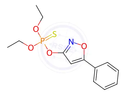 Chemical structure of Isoxathion