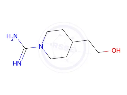 Chemical structure of 4-(2-Hydroxyethyl)piperidine-1-carboximidamide