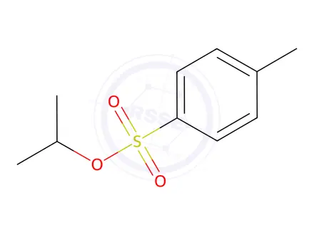 Chemical structure of isopropyl 4-methylbenzenesulfonate