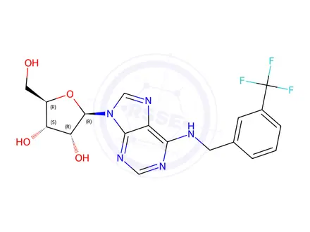 Chemical structure of N6-(3-Trifluoromethylbenzyl)adenosine