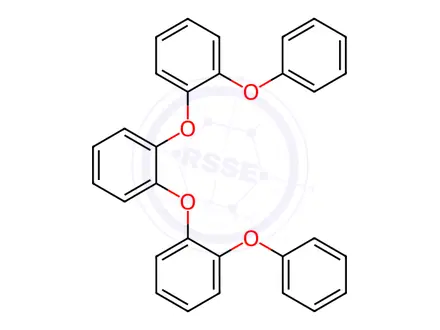 Chemical structure of POLYPHENYL ETHER (5 RINGS) OS-124, STAT. PHASE FOR GC