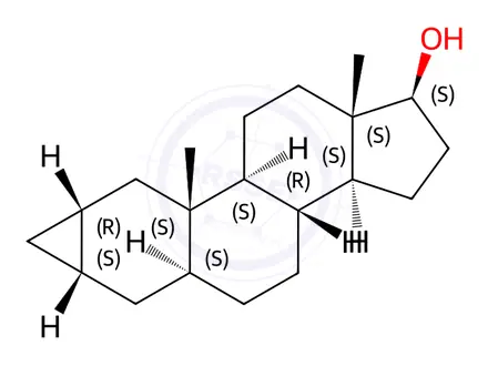 Chemical structure of Epitiostanol Impurity 18