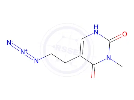 Chemical structure of 5-(2-Azidoethyl)-3-methylpyrimidine-2,4(1H,3H)-dione