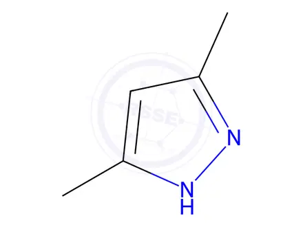 Chemical structure of 3,5-dimethyl-1H-pyrazole
