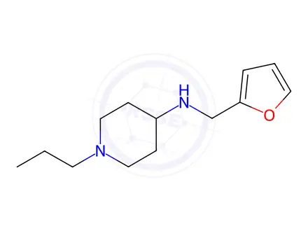 Chemical structure of n-(Furan-2-ylmethyl)-1-propylpiperidin-4-amine