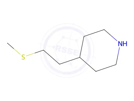 Chemical structure of 4-(2-(Methylthio)ethyl)piperidine