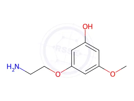 Chemical structure of 3-(2-Aminoethoxy)-4-methoxyphenol