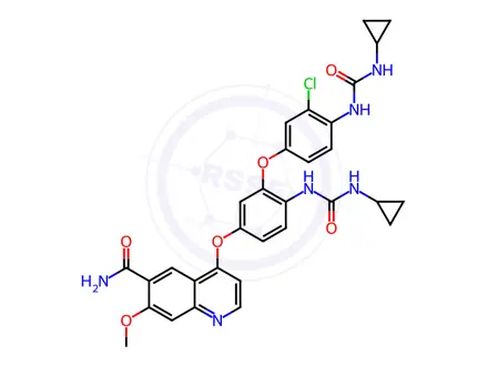 Chemical structure of Lenvatinib Impurity LFS-G
