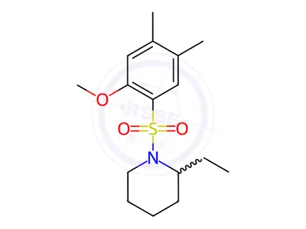 Chemical structure of 2-Ethyl-1-((2-methoxy-4,5-dimethylphenyl)sulfonyl)piperidine