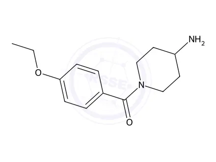 Chemical structure of 1-(4-ethoxybenzoyl)piperidin-4-amine