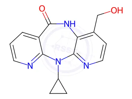 Chemical structure of 11-Cyclopropyl-5,11-dihydro-4-(hydroxymethyl)-6H-dipyrido[3,2-b:2',3'-e][1,4]diazepin-6-one