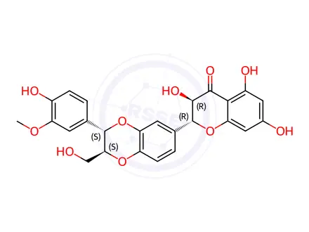 Chemical structure of Silybin B