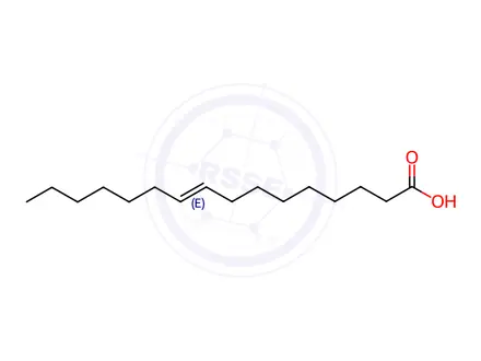 Chemical structure of Palmitelaidic acid(C16:1T)
