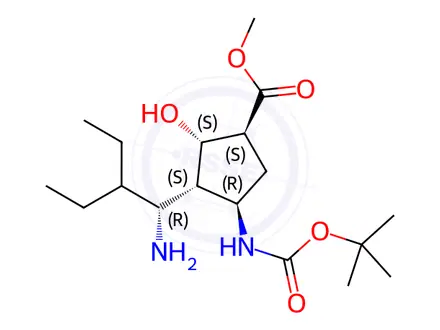 Chemical structure of Peramivir Impurity 243