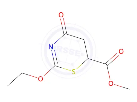 Chemical structure of 4H-1,3-Thiazine-6-carboxylicacid,2-ethoxy-5,6-dihydro-4-oxo-,methylester(9CI)