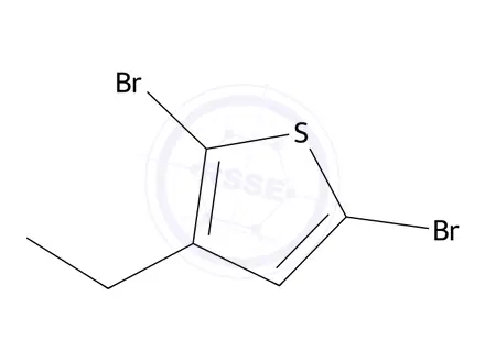 Chemical structure of 2,5-Dibromo-3-ethylthiophene