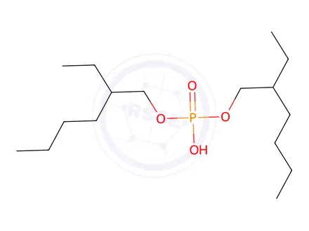 Chemical structure of Bis(2-ethylhexyl)phosphate
