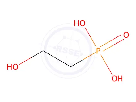 Chemical structure of (2-Hydroxyethyl)phosphonic Acid