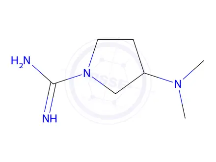 Chemical structure of 3-(Dimethylamino)pyrrolidine-1-carboximidamide
