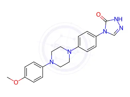 Chemical structure of Itraconazole Impurity 32