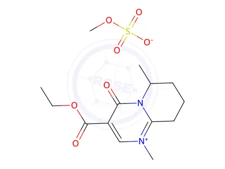 Chemical structure of rimazolium metilsulfate
