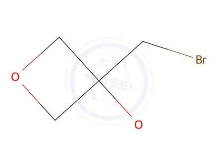 Chemical structure of Oxetane, 3-(bromomethyl)-3-methoxy-
