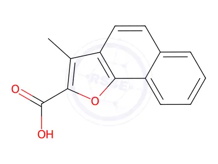 Chemical structure of 3-Methylnaphtho[1,2-b]furan-2-carboxylic acid