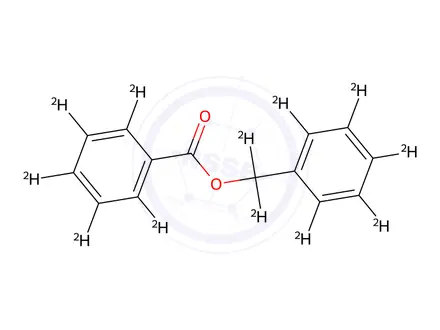 Chemical structure of Benzyl Benzoate-d12