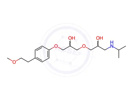 Chemical structure of Metoprolol Impurity J