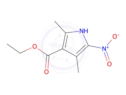 Chemical structure of ETHYL 2,4-DIMETHYL-5-NITRO-1H-PYRROLE-3-CARBOXYLATE