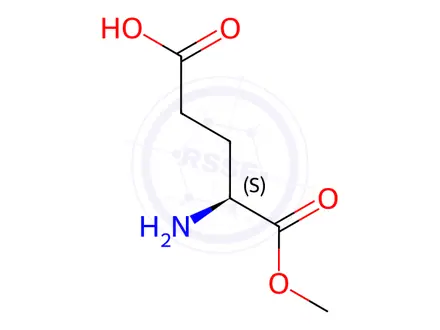 Chemical structure of 1-Methyl L-Glutamate