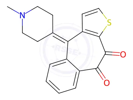 Chemical structure of Ketotifen EP Impurity G