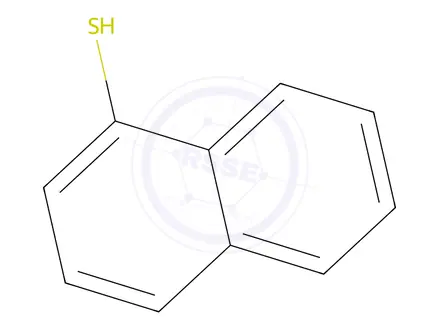 Chemical structure of Naphthalene-1-thiol