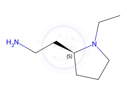 Chemical structure of (S)-2-(1-Ethylpyrrolidin-2-yl)ethanamine
