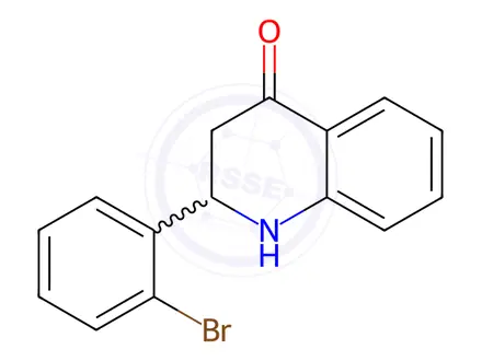 Chemical structure of 2-(2-Bromophenyl)-2,3-dihydroquinolin-4(1H)-one