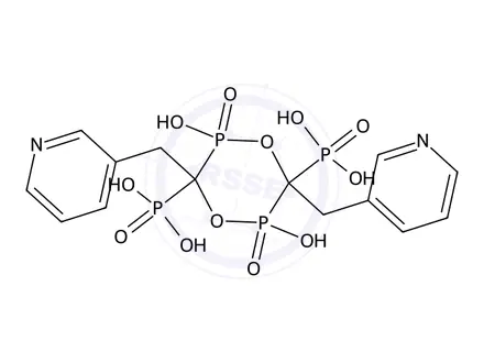 Chemical structure of Risedronate Sodium Impurity 1 (Risedronate Sodium 2.5-Hydrate EP Impurity A)